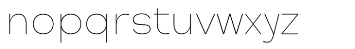 Vestica Neue Thin Font LOWERCASE