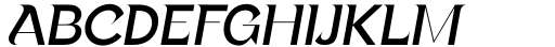 Vestige Grotesk Italic Font UPPERCASE