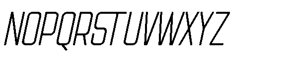 Vesue Italic Font UPPERCASE