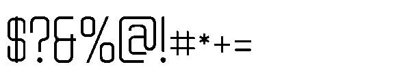 Vesue Regular Font OTHER CHARS