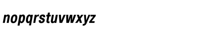 Vethita Bold Italic Font LOWERCASE