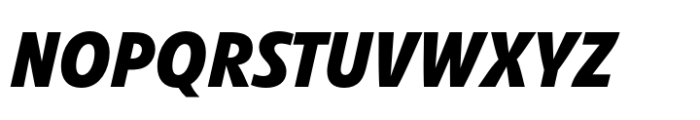 Veto Sans Bold Italic Font UPPERCASE