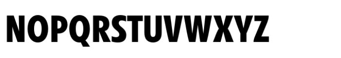 Veto Sans Condensed Bold Font UPPERCASE