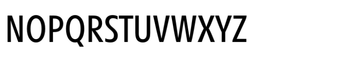 Veto Sans Condensed Font UPPERCASE