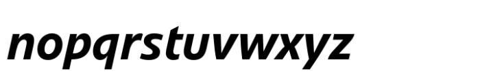 Veto Sans Medium Italic Font LOWERCASE