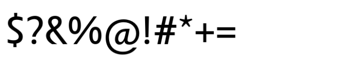 Veto Sans Regular Font OTHER CHARS
