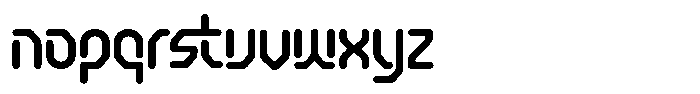 Vetrix Font LOWERCASE