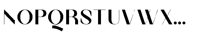 Vetro Font LOWERCASE