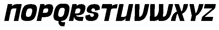 Vexora Italic Font UPPERCASE