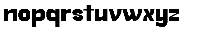 Vexora Regular Font LOWERCASE
