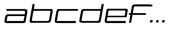 Vexora Variable Vexora Light Semi Expanded Slanted FONT