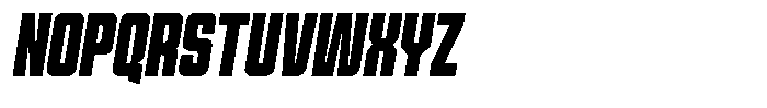 Veyron Slanted Font UPPERCASE