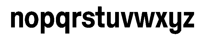 Vee Bold Font LOWERCASE