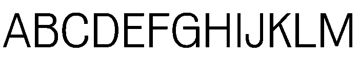 Vee Light Font UPPERCASE