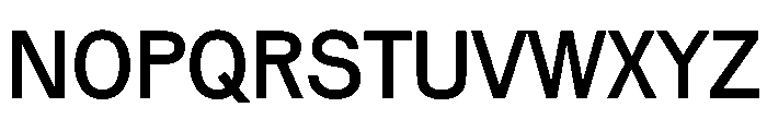 Vee Medium Font UPPERCASE