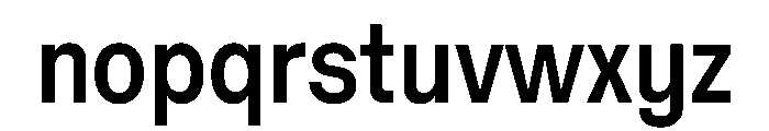 Vee Medium Font LOWERCASE
