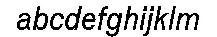 Vee RegularItalic FONT