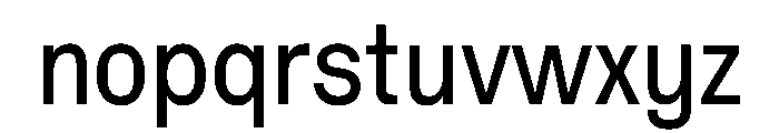 Vee Regular Font LOWERCASE