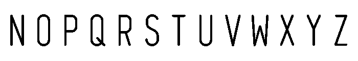VellsMono Light Font LOWERCASE