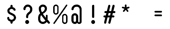 VellsMono Regular Font OTHER CHARS