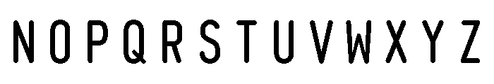 VellsMono Regular Font LOWERCASE