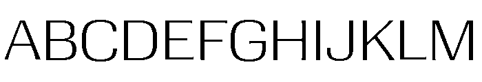 Velo Sans Display Light Font UPPERCASE