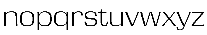 Velo Sans Display Light Font LOWERCASE