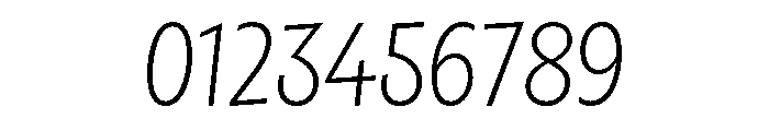 Velocity Light Font OTHER CHARS