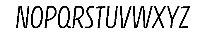 Velocity Regular Font LOWERCASE