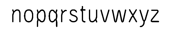 Velvelyne Book Font LOWERCASE