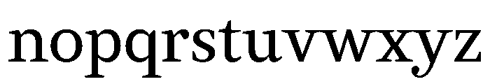 Versus Font LOWERCASE