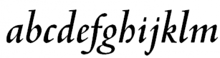 Venetian 301 Bold Italic Font LOWERCASE
