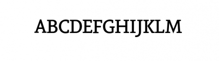 Vekta Serif Medium Font UPPERCASE