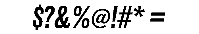 Veneer Clean Regular Italic Font OTHER CHARS