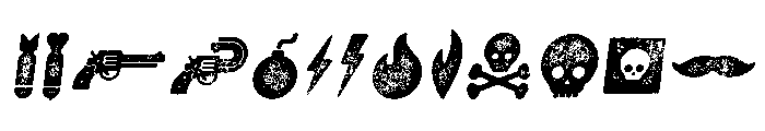 Veneer Extras Regular Italic Font UPPERCASE