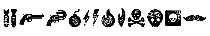 Veneer Extras Regular Font UPPERCASE