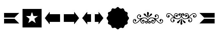 Veneer Extras Font OTHER CHARS