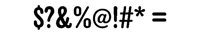 Veneer Round Font OTHER CHARS