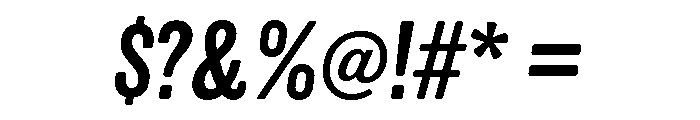 Veneer Soft Italic Font OTHER CHARS