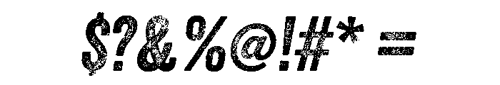 Veneer Three Regular Italic Font OTHER CHARS