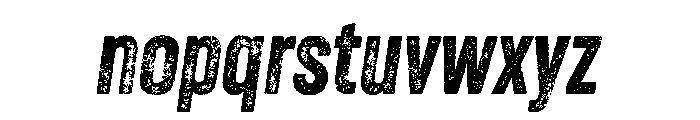 Veneer Three Regular Italic Font LOWERCASE