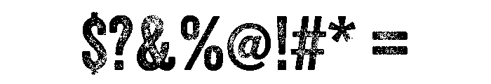 Veneer Three Regular Font OTHER CHARS