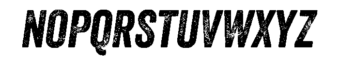 Veneer Two Regular Italic Font UPPERCASE