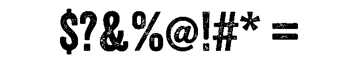 Veneer Two Regular Font OTHER CHARS