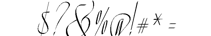 Venganza Condensed Font OTHER CHARS