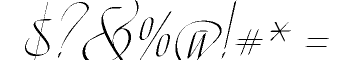 Venganza Expanded Font OTHER CHARS