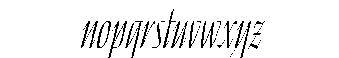 Venganza Regular Font LOWERCASE