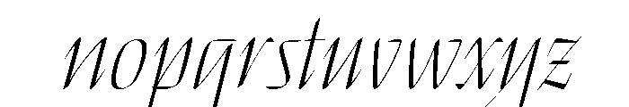 Venganza Wide Font LOWERCASE