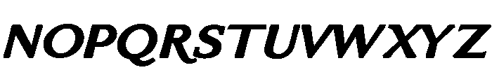 Venis Extra Bold Italic Font UPPERCASE