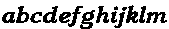 Venis Extra Bold Italic FONT